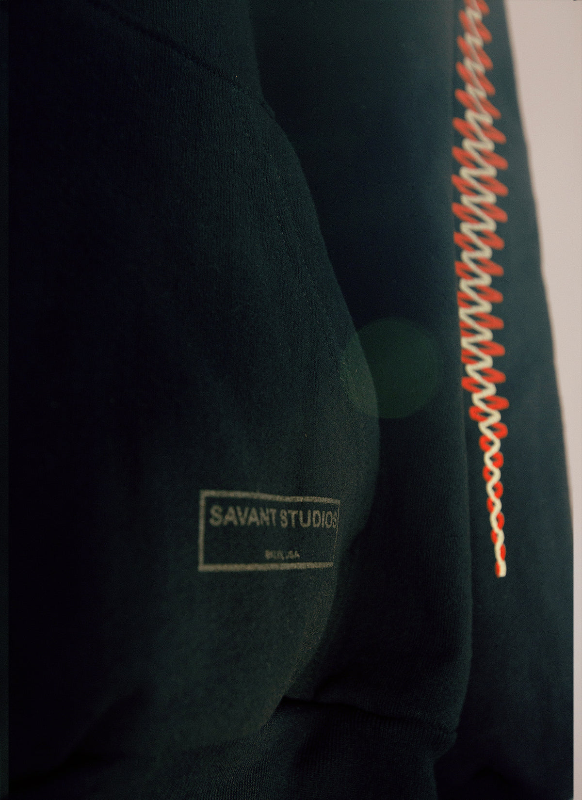 gamma. x Savant Studios Wave Hoodie
