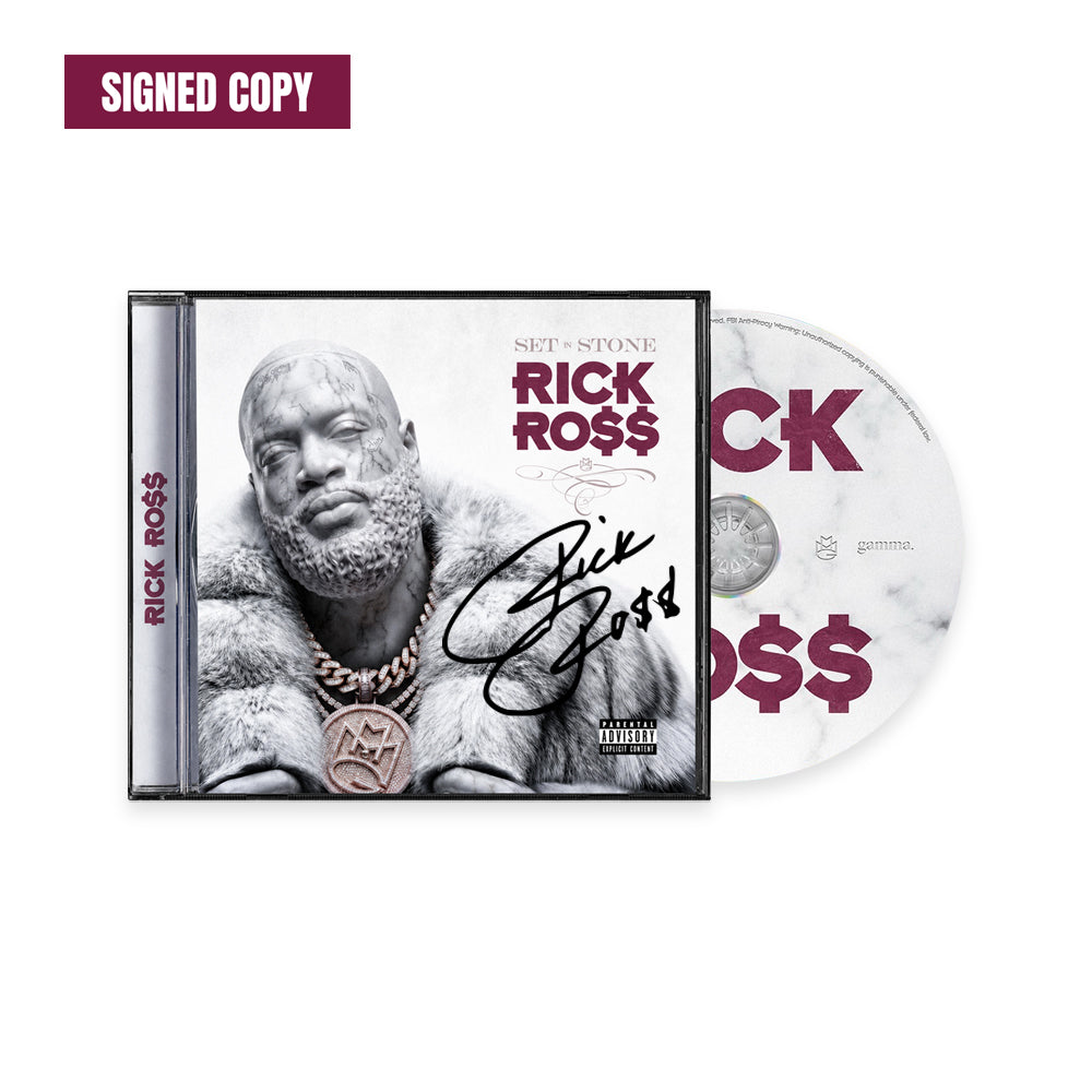 Rick Ross | Set In Stone - CD (Official Autographed Album)